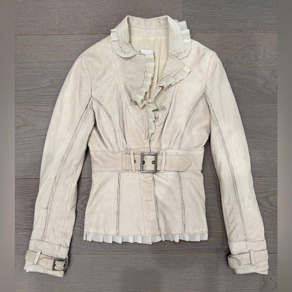 Paola Frani Leather Jacket - Picture 2 of 15